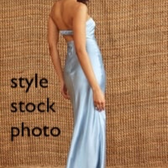 Blue Floral Maxi - Picture 6 of 7